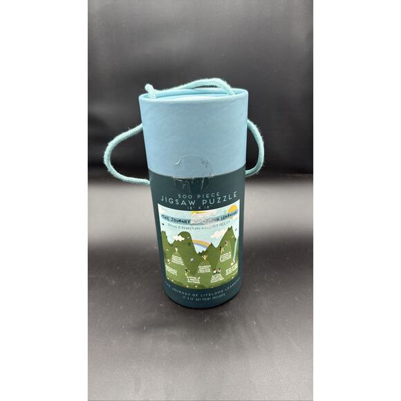 Oh Happy Dani 500 Pc Jigsaw Puzzle 18x18 The Journey of Lifelong Learning - Picture 1 of 3